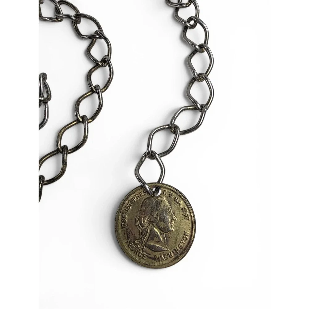 1789-1797 George First Washington President Coin Chain Waist Belt